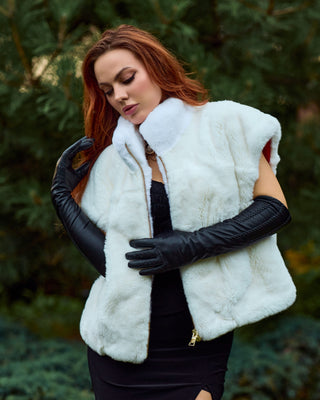 Rex Rabbit Fur Vest