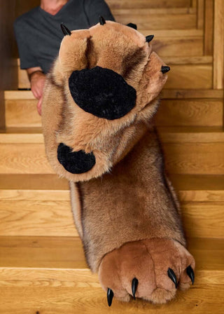 Tall Saga Blue Fox & Rex Rabbit Bear Claw Decorative Boots