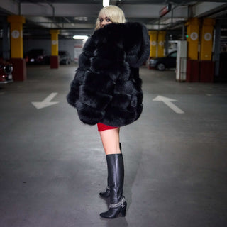 Saga Blue Fox 6-in-1 Transformable Fur Coat