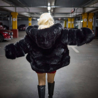 Saga Blue Fox 6-in-1 Transformable Fur Coat