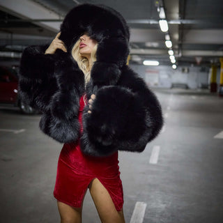 Saga Blue Fox 6-in-1 Transformable Fur Coat