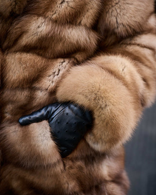 Ultra-Lightweight Marten Fur Coat – Soft Warm Fur Coat