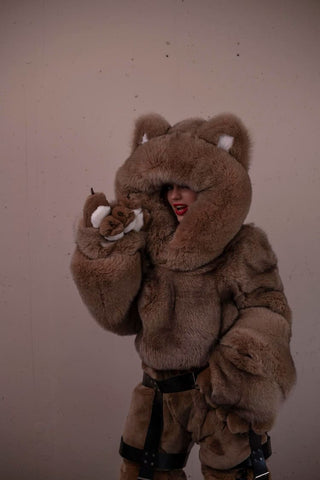 'Teddy Bear' Fur Set – Plush Saga Blue Fox Fantasy Costume
