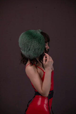 Giant Fox Fur Earmuffs
