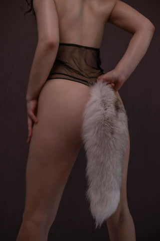 Fox Fur Detachable Tail/Butt Plug - Short