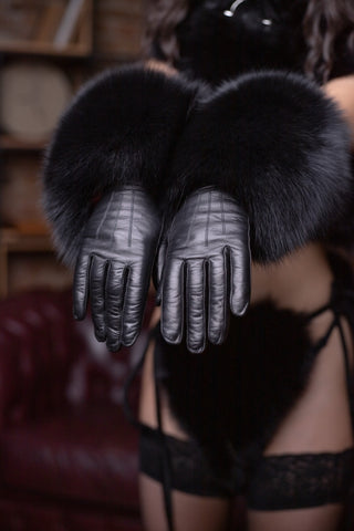 The 'Inferno' Fur & Leather Set