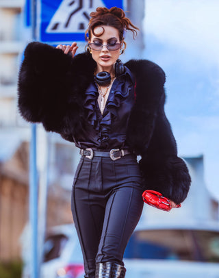 The Madison Saga Blue Fox Jacket