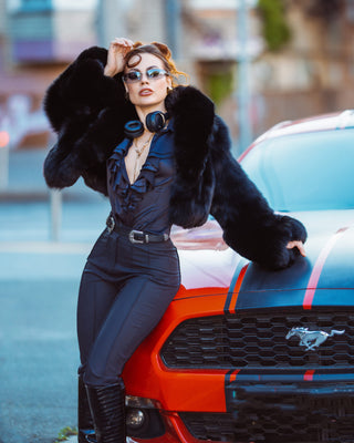The Madison Saga Blue Fox Jacket