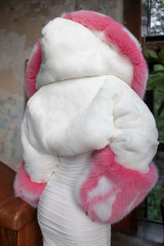 Candy Fox Fur Coat