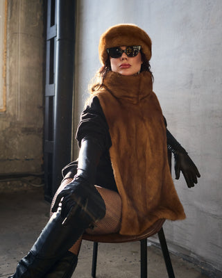Mink Headband 'Minktail'
