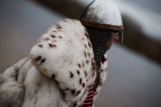 Blue Fox Fur Coat 'Viking`s Fur' - Men