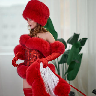 Corset-Mittens Ensamble 'Almost Ballerina'