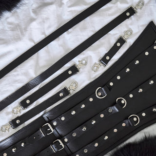 Leather Bondage Corset