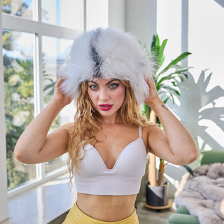 Arctic Fox Fur Hat 'Vushanka'