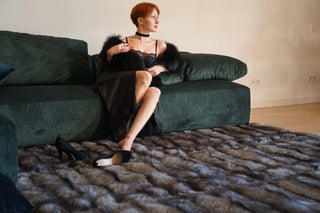 Silver Fox Blanket 'Drown in Fox'