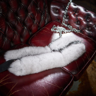 Blue Fox Fur Collar 'Dream Keeper'