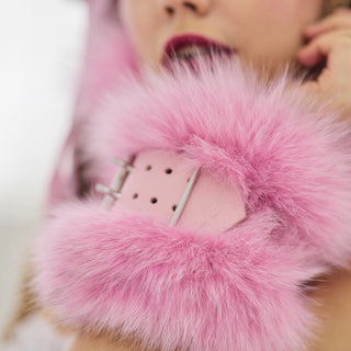 Blue Fox Fur Collar 'Dream Keeper'