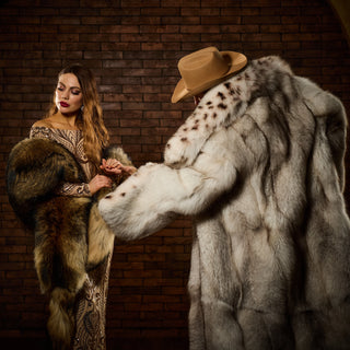 Huge Raccoon Fur Wrap