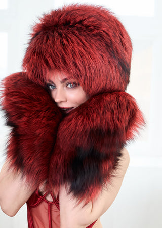 Silver Fox Fur Hat
