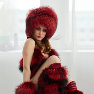 Silver Fox Fur Hat