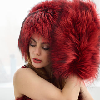 Silver Fox Fur Hat