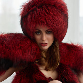 Silver Fox Fur Hat