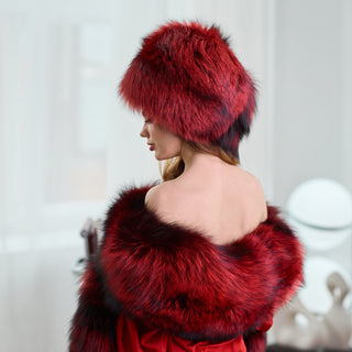 Silver Fox Fur Hat