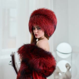 Silver Fox Fur Hat