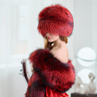 Silver Fox Fur Hat