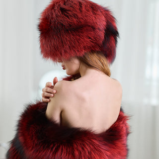 Silver Fox Fur Hat