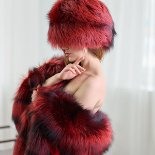 Silver Fox Fur Hat