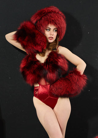 Silver Fox Fur Hat