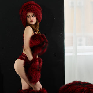 Silver Fox Fur Hat