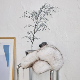 Full Fur Saga Blue Fox Trapper Hat 'Vushanka'