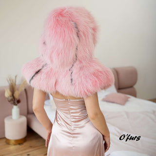 Double Sided Arctic Fox Hood