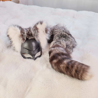 Leather Mask Set 'Foxy'