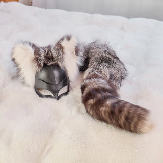 Leather Mask Set 'Foxy'