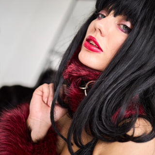 Silver Fox Fur Restraint Set