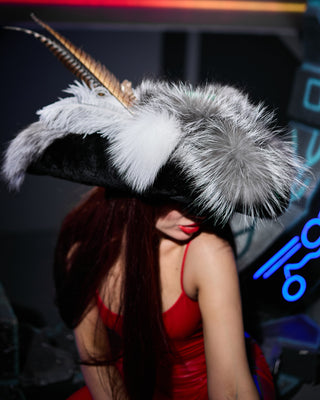 Rex Rabbit Fur Pirate Hat