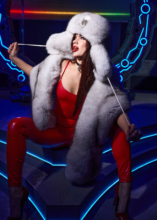 Snow White Saga Fox Fur Wrap 'Warm Pleasure'