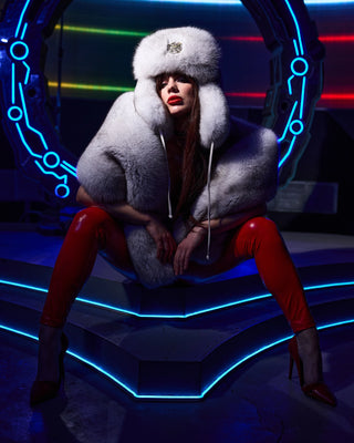 Snow White Saga Fox Fur Wrap 'Warm Pleasure'