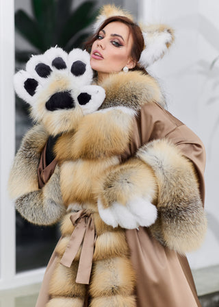 Golden Fox Fur Paws