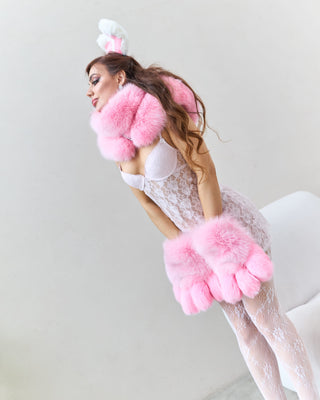 Fox & Rabbit Fur Set