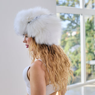 Arctic Fox Fur Hat 'Vushanka'