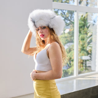 Arctic Fox Fur Hat 'Vushanka'