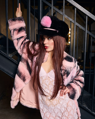Mink Cap 'Chief Fluff'
