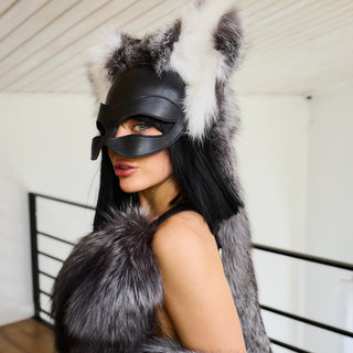 Leather Mask Set 'Foxy'