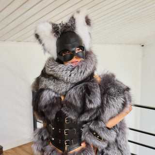 Leather Mask Set 'Foxy'