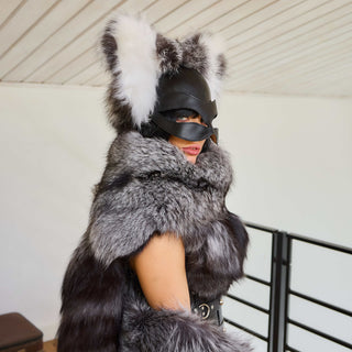 Leather Mask Set 'Foxy'