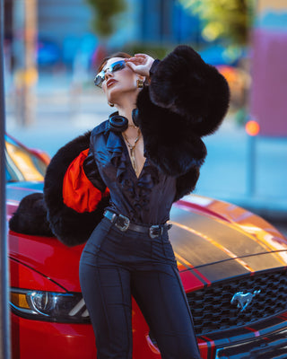 The Madison Saga Blue Fox Jacket